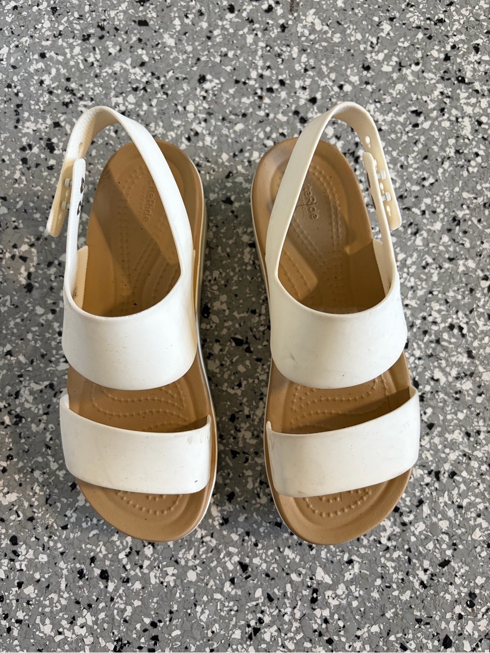 Crocs Brooklyn Low Wedge Matte Wrap Sandal